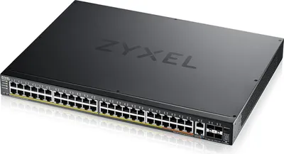 Image de Zyxel XGS2220 Series XGS2220-54FP - Commutateur - accès L3, NebulaFLEX Cloud, 960 W - géré - 48 x Gigabit Ethernet + 6 x 10 Gigabit (uplink) - desktop, rackable - PoE++ (960 W)
