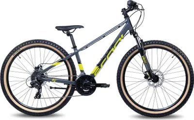 Obrázok produktu pre S'COOL Xroc disc 26 palcov 24 rýchlostí Altus Dark Grey/Lime | detský bicykel | mládežnícky bicykel | 26 palcov | horský bicykel | výška rámu 45 | 24 rýchlostí
