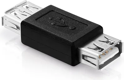 Produktbild von USB 2.0-Adapter A-Buchse auf A-Buchse schwarz