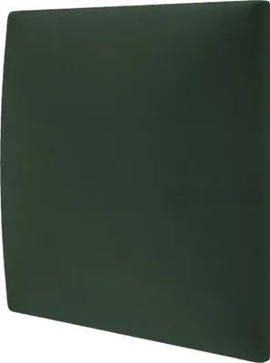 Produktbild von STEGU Quadrat Polsterpaneel Wandkissen Wandpolster Kopfteil Samt Dunkelgrün 30x30 cm