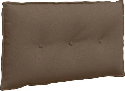 Image de vidaXL Coussin de dossier Marron 80 x 19 x 50 cm Tissu