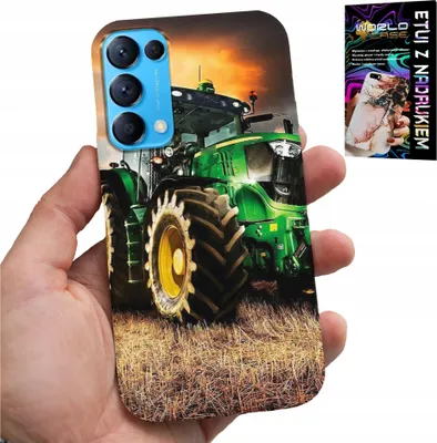 Obrázek produktu pro Pouzdro pro Oppo Reno5 4G 5G - traktor Farmářský traktor + sklo