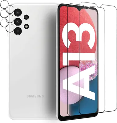 Produktbild von Panzerglas für Samsung Galaxy A13 4G Schutzfolie 2x Kamera Schutzglas Folie 2x Panzerfolie
