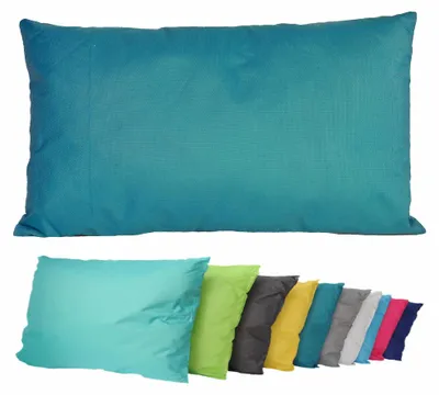 Produktbild von JACK Outdoor Lounge Kissen 30x50cm Dekokissen inkl. Füllung Wasserfest Sitzkissen Garten Stuhl Lotus Effekt, Farbe:Petrol