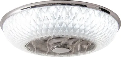 Produktbild von Näve Leuchten LED Deckenleuchte "VIENTO" inkl. Ventilator Ø: 55cm LED Deckenleuchte "VIENTO" inkl. Ventilator Ø: 55cm Deckenleuchten - LED Deckenleuchte "VIENTO" mit Ventilator, Deckenlampe im Functional Style, aus Metall und Kunststoff in klar/transparent, 20 cm hoch, Ø 55 cm, inkl. LED – dimmbar – CCT-Wechsler – Nachtlichtfunktion – Fernbedienung – Trifft nicht zu