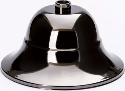 Produktbild von Deckenbaldachin Rosette Abdeckung für Hängeleuchten, Lampenbaldachin mit Stellring, Ø 110 mm, Schwarz Nickel