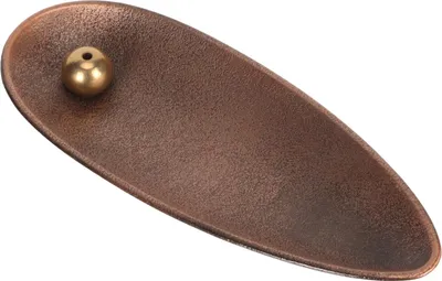 Produktbild von Blatt Räucherstäbchenhalter Kupfer vintage entspannend für Meditation Schlafzimmer