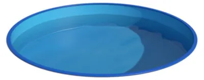 Produktbild von Ibiza round - 4.60 x 1.20 m - wall thickness 0.6mm, with top combi blue rails P1/P3, bottom rails