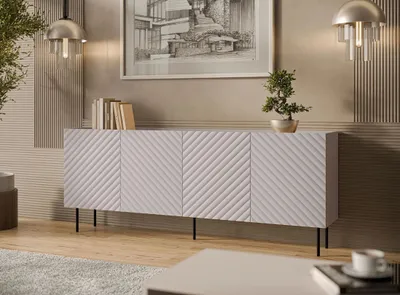 Obrázek produktu pro Široká komoda s dvířky NOXA - kašmír