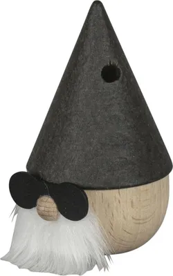 Produktbild von Räucherzwerg Saico Rocker" Holz H 11 cm braun"