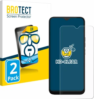 Produktbild von 2x Für Gigaset GS5 Lite Schutzfolie BROTECT Displayschutz Display Schutz Folie Klar Transparent
