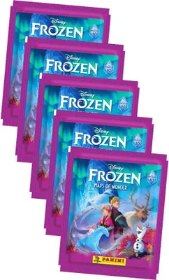 Produktbild von Panini Die Eiskönigin Sticker - Frozen Reise voller Wunder - 5 Tüten Sammelsticker