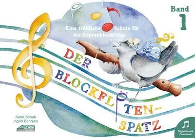 Obrázok produktu pre Der Blockflötenspatz (Mit Begleit-CD)