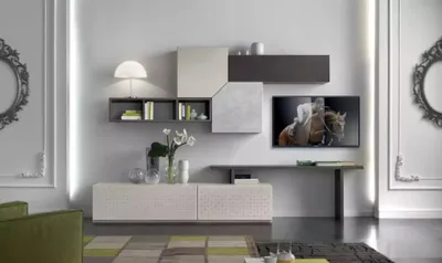 Produktbild von tv Schrank Italienische Möbel Wohnzimmer Luxus Sideboard Wohnwand Holz