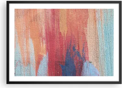Produktbild von Gerahmtes Poster - Schwarzer Rahmen - Die Farben Farben Abstraktion - 70x50 cm - Wand Bild - Wanddeko - Wandbilder - Kunstposter - Wandposter - Bilderrahmen - Bilder - Kunstdruck - P2BAA70x50-5069