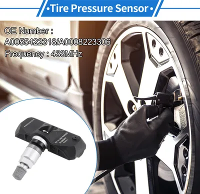 Image de Capteur De Pression Des Pneus Capteur De Surveillance De La Pression Des Pneus N° A0055422318/A0008223306 Pour Maybach 57 62 2002-2013 1 Pc 433Mhz
