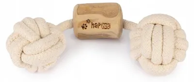 Produktbild von Happet Zerrspielzeug aus Baumwolle, Kaffeeholz, 32x7cm