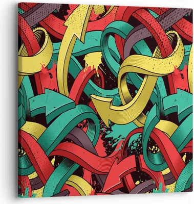 Produktbild von Bild auf Leinwand - Leinwandbild - Abstraktion modern - 30x30cm - Wand Bild - Wanddeko - Wandbilder - Leinwanddruck - Bilder - Kunstdruck - Wanddekoration - Leinwand bilder - Wandkunst - AC30x30-3505