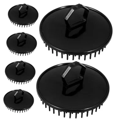 Produktbild von 6 Stück Kopfhautmassagebürsten für gründliche Reinigung und Haarwachstum