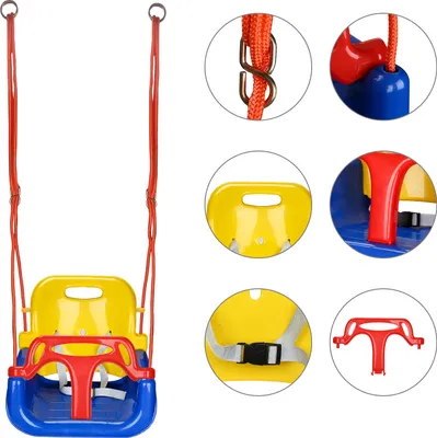 Produktbild von Wolketon Babyschaukel Kinderschaukel Gartenschaukel Babysitz Outdoor Baby Schaukelsitz