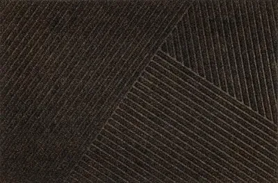 Produktbild von wash+dry Schmutzfangmatte Dune Stripes Dark Brown - 60 x 90 cm