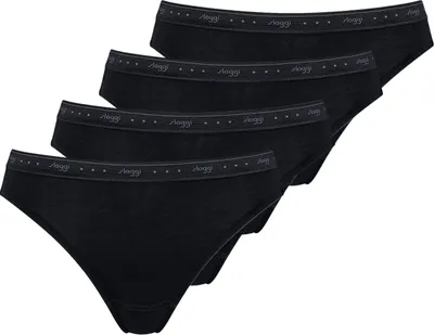 Produktbild von sloggi 4er Pack 24/7 100 Tai Slip Hoch geschnittener Tai Slip für optimalen Tragekomfort, Elastischer Bund sorgt für perfekten Halt, Weiches Material bietet hervorragende Bewegungsfreiheit