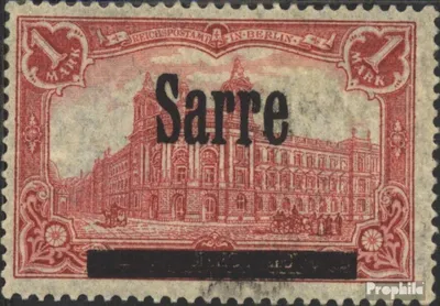 Produktbild von Briefmarken Saarland 1920 Mi 17A I gestempelt Germania