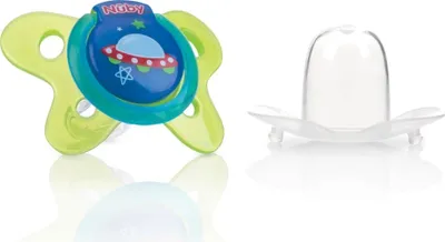 Immagine prodotto di Nuby ID5857SFS Succhietto classico per bambini multicolore