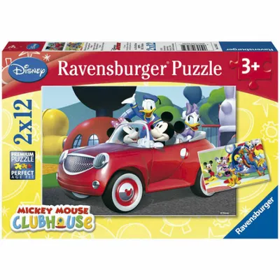 Produktbild von Ravensburger 7565 Mickey & Friends Micky Maus Puzzle 2x 12 Teile