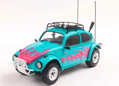 Immagine prodotto di Solido modellino auto scala 1:18 Maggiolino BAYA VICE CITY TRIBUTE blu 1976 S1809604