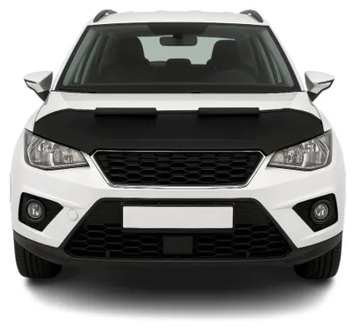 Produktbild von Haubenbra Steinschlagschutz Bonnet Bra für Seat Arona 2017-2025 Schwarz Halb