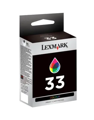 Image de Lexmark No. 33 cartouche d'encre - cyan, magenta, jaune - jet d'encre - 280 page(s)