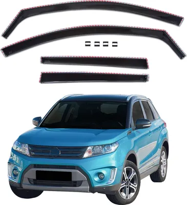 Image de GP Déflecteurs Deflecteurs D'Air Pour Suzuki Vitara 2 Depuis 2015 5 Portes 4pcs, Aérodynamique, Montage Facile