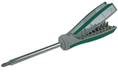 Produktbild von BRÜDER MANNESMANN 19 in 1 Bit-Schraubendreher mit Bit-Depot
