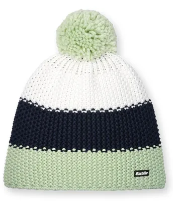 Produktbild von Eisbär Star Pompon MÜ Bommelmütze für Herren und Damen aus 50% Wolle, Farbe:Schwarz