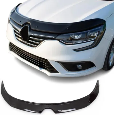 Obrázok produktu pre Deflektor kapoty pre Renault Megane 2016–2025, sedan, akryl, čierny