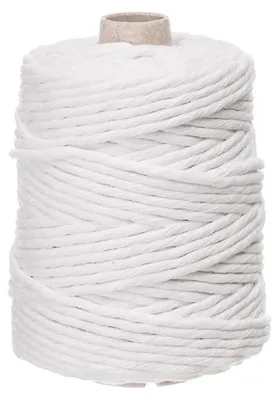 Zdjęcie produktu dla Skręcany sznurek bawełniany 100 m - DP Craft - 001 biel
