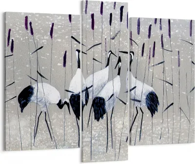 Produktbild von Bild auf Leinwand - Leinwandbild - Vogel Natur Wasser - 95x80cm - Wand Bild - Wanddeko - Wandbilder - Leinwanddruck - Bilder - Kunstdruck - Wanddekoration - Leinwand bilder - Wandkunst - CB95x80-3687