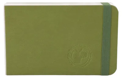 Obrázok produktu pre 30-listový akvarelový skicák, 300 GSM, prenosný, vreckový, akvarelový papier, cestovný denník, zelený, 14 x 9 cm