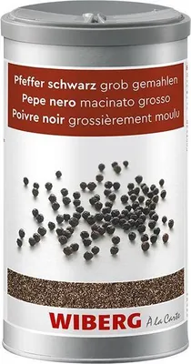 Produktbild von Wiberg-Pfeffer schwarz, grob gemahlen 580g