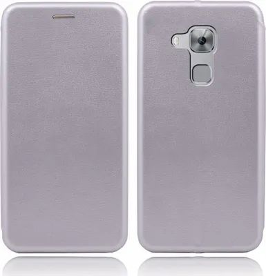 Produktbild von Handy Schutz Hülle für Huawei Nova Plus Handytasche mit Magnetdeckel Kartenfach und Standfunktion Klapphülle Grau