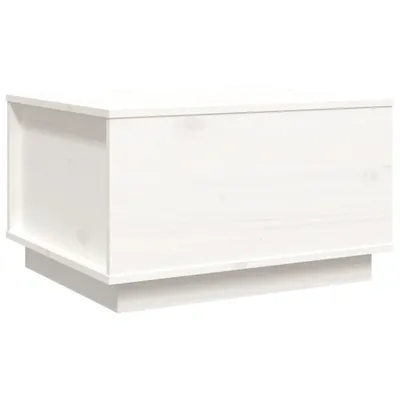 A white wooden coffee table on a white background.