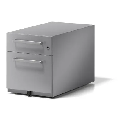 Produktbild von Rollcontainer Note, mit Griff, silber,