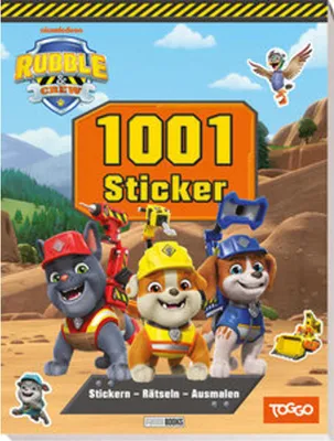 Produktbild von Rubble & Crew: 1001 Sticker: Stickern - Rätseln - Ausmalen