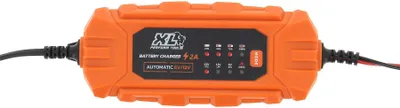 Imagen del producto de Cargador de batería para automóviles – XLPT – 2 A – 35 W – 12 V – 3 m – IP65 – Protección contra inversión de polaridad, cortocircuitos y baterías descargadas