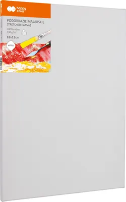 Produktbild von Happy Color Podobrazie malarskie bawełniane 10 x 15 cm 330 g/m²