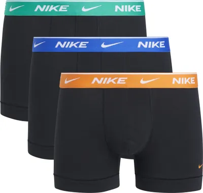 Produktbild von Nike Trunk Shorty Everyday Baumwolle Stretch 3er Pack, schwarz, S, Herren