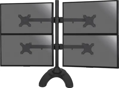 Image de Support de bureau pour 4 écrans moniteurs PC 13"-24"