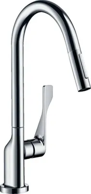 Produktbild von hansgrohe AXOR Citterio DN15 Einhebel-Küchenmischer 250 mit Ausziehbrause, 39835310