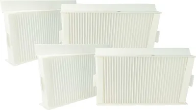 Produktbild von vhbw Filterset Ersatz für Zehnder 400100091 für Lüftungsgerät - Luftfilter G4 / F7 (4 Stück), 24 x 12 x 5 cm, Weiß